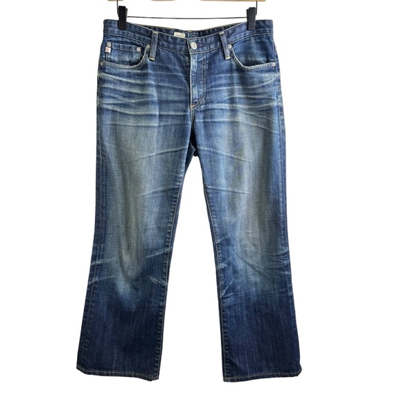 AG Adriano Goldschmied Angel Bootcut Jeans Size 31 Denim Casual - Picture 1 of 14